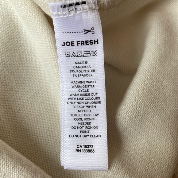 Joe Fresh by Jillian Harris White Peplum Top – Size S – Feminine Fit - Picture 7 of 7